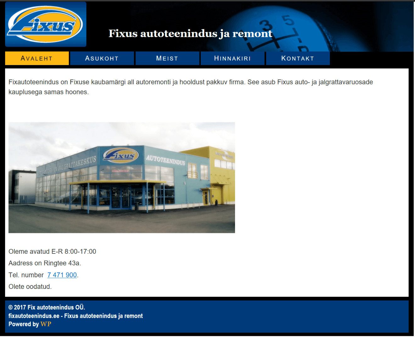 Fixus autoteenindus